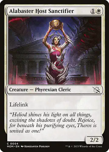 Alabaster Host Sanctifier - mom Spoiler