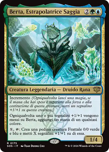Berta, Wise Extrapolator - sos Spoiler