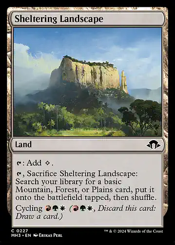 Sheltering Landscape - mh3 Spoiler