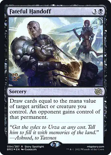 Fateful Handoff - bro Spoiler