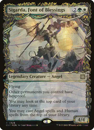 Sigarda, Font of Blessings - mat Spoiler