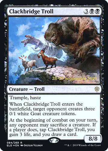 Clackbridge Troll - eld Spoiler