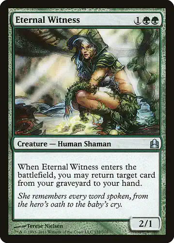 Eternal Witness - cmd Spoiler