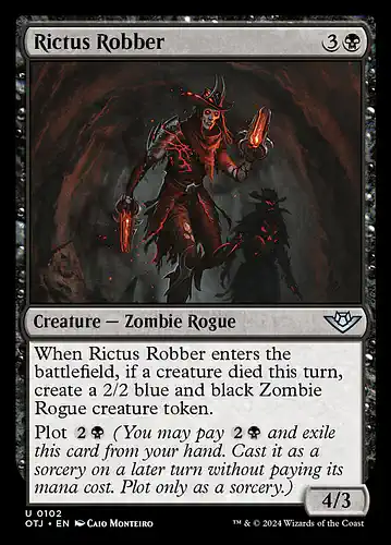 Rictus Robber - otj Spoiler