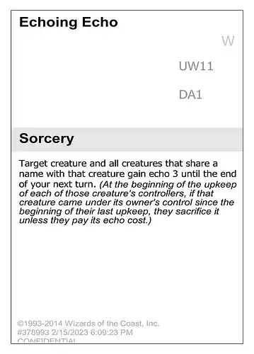 Echoing Echo - unk Spoiler