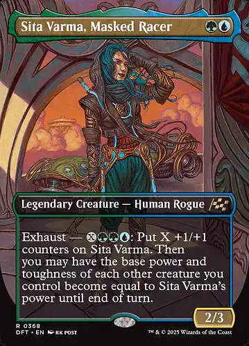 Sita Varma, Masked Racer - dft Spoiler