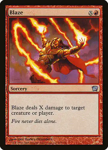 Blaze - 9ed Spoiler