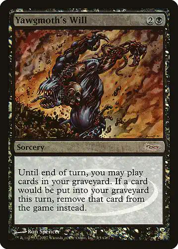 Yawgmoth's Will - g07 Spoiler