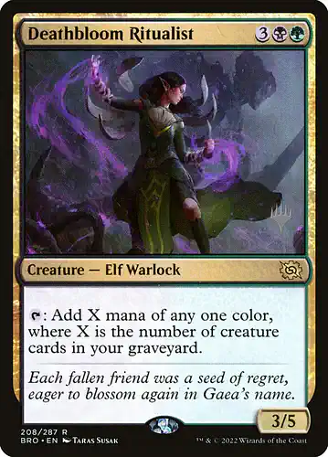 Deathbloom Ritualist - bro Spoiler