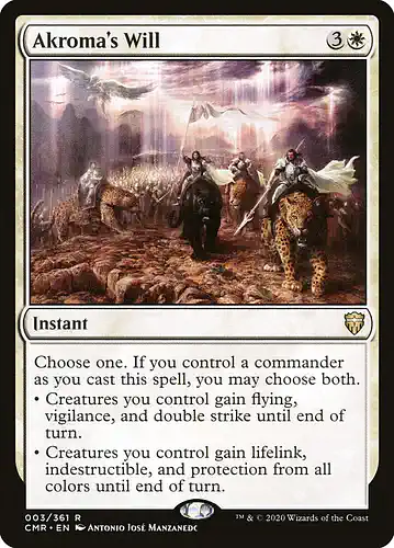 Akroma's Will - cmr Spoiler