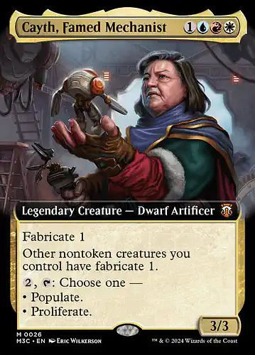 Cayth, Famed Mechanist - m3c Spoiler