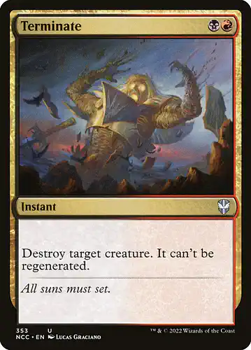 Terminate - ncc Spoiler