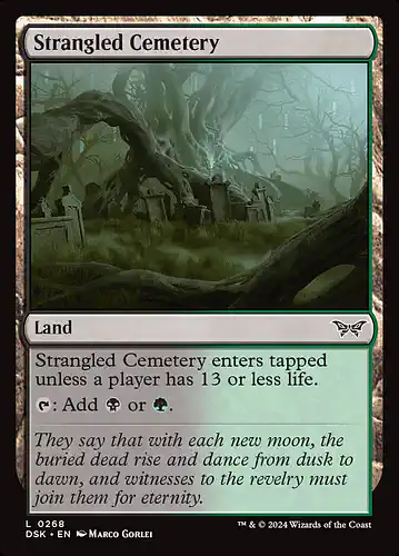 Strangled Cemetery - dsk Spoiler
