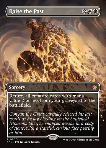 Raise the Past - fdn Spoiler