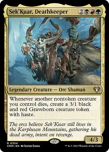Sek'Kuar, Deathkeeper - cmm Spoiler