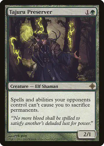 Tajuru Preserver - roe Spoiler