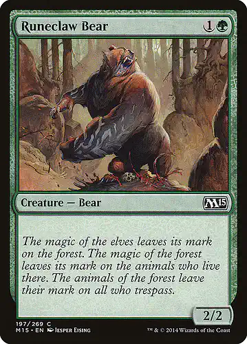 Runeclaw Bear - m15 Spoiler