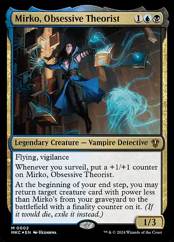 Mirko, Obsessive Theorist - mkc Spoiler