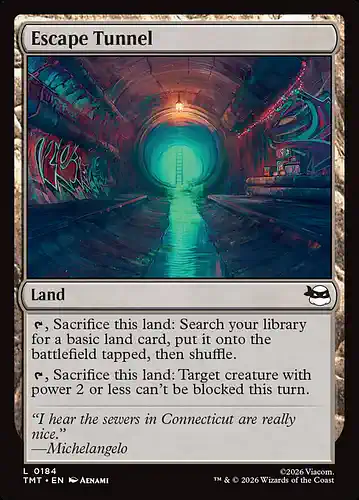Escape Tunnel - tmt Spoiler