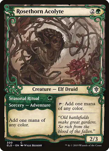 Rosethorn Acolyte - eld Spoiler