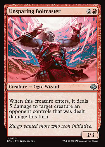 Unsparing Boltcaster - tdm Spoiler