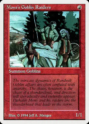 Mons's Goblin Raiders - sum Spoiler