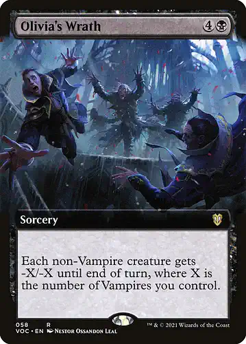 Olivia's Wrath - voc Spoiler