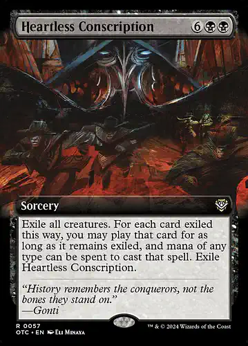 Heartless Conscription - otc Spoiler