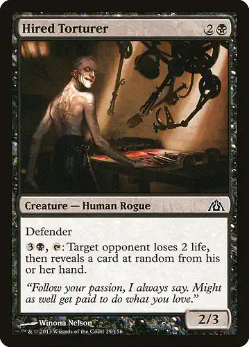 Hired Torturer - dgm Spoiler