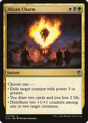 Abzan Charm - c16 Spoiler
