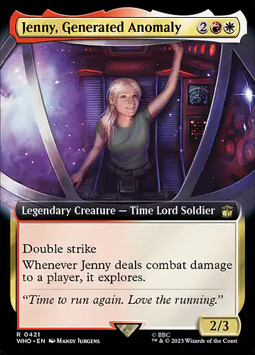 Jenny, Generated Anomaly - who Spoiler
