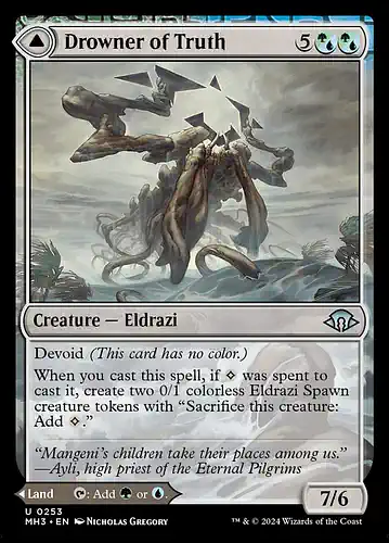 Drowner of Truth - mh3 Spoiler