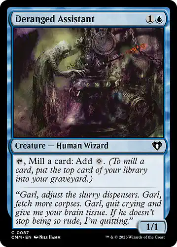 Deranged Assistant - cmm Spoiler