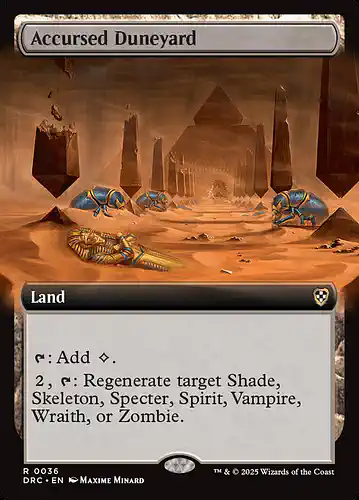 Accursed Duneyard - drc Spoiler