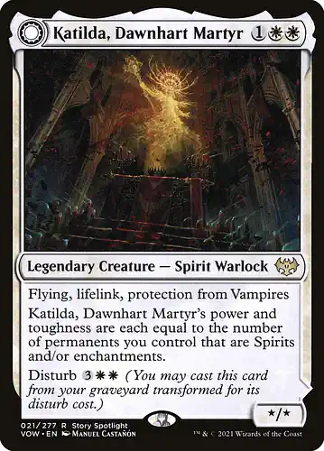 Katilda, Dawnhart Martyr - vow Spoiler