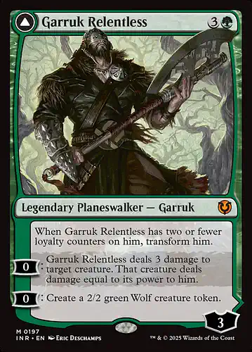 Garruk Relentless - inr Spoiler