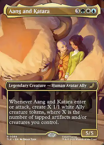 Aang and Katara - tle Spoiler