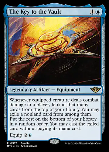 The Key to the Vault - otj Spoiler