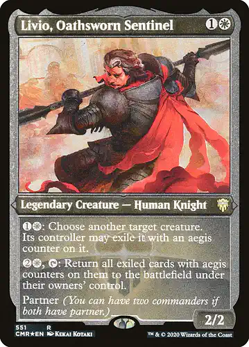 Livio, Oathsworn Sentinel - cmr Spoiler