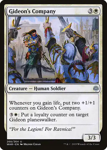 Gideon's Company - war Spoiler