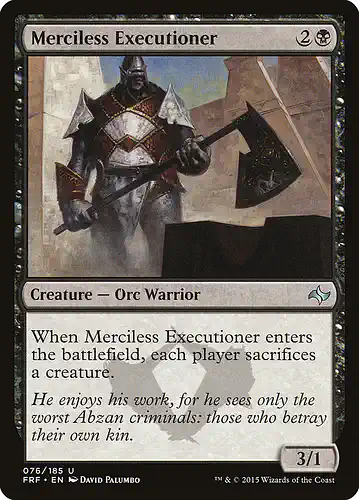 Merciless Executioner - frf Spoiler