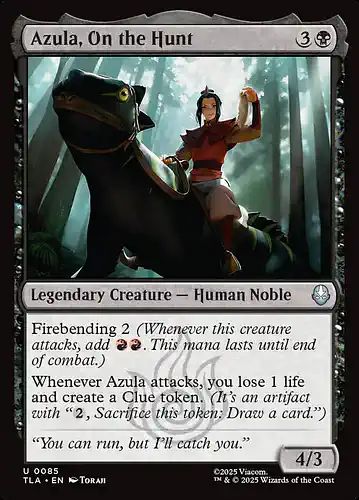 Azula, On the Hunt - tla Spoiler