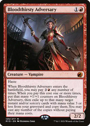 Bloodthirsty Adversary - mid Spoiler