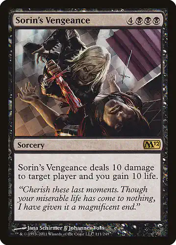 Sorin's Vengeance - m12 Spoiler