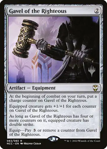 Gavel of the Righteous - ncc Spoiler