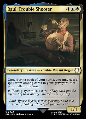 Raul, Trouble Shooter - pip Spoiler