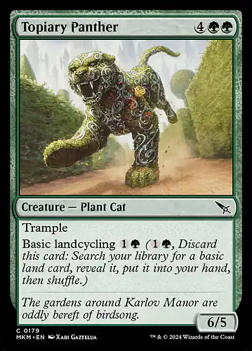 Topiary Panther - mkm Spoiler
