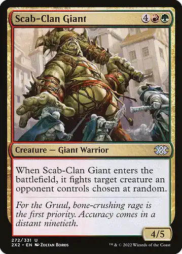 Scab-Clan Giant - 2x2 Spoiler