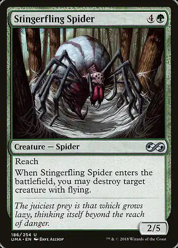 Stingerfling Spider - uma Spoiler