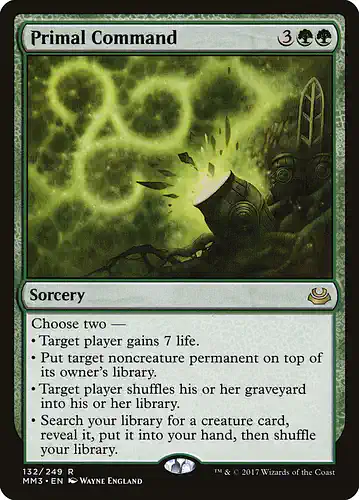 Primal Command - mm3 Spoiler